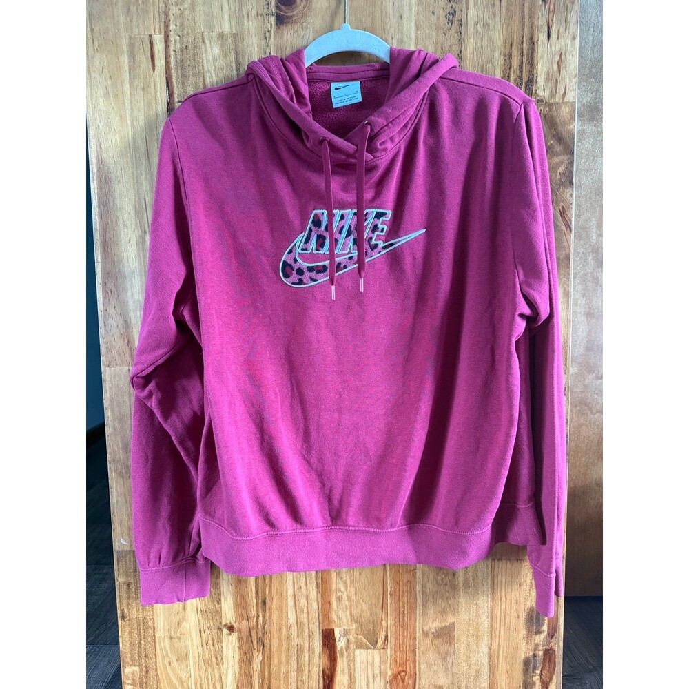 Women’s Nike Loose Fit Futura Hoodie Sz. Small Dark Red